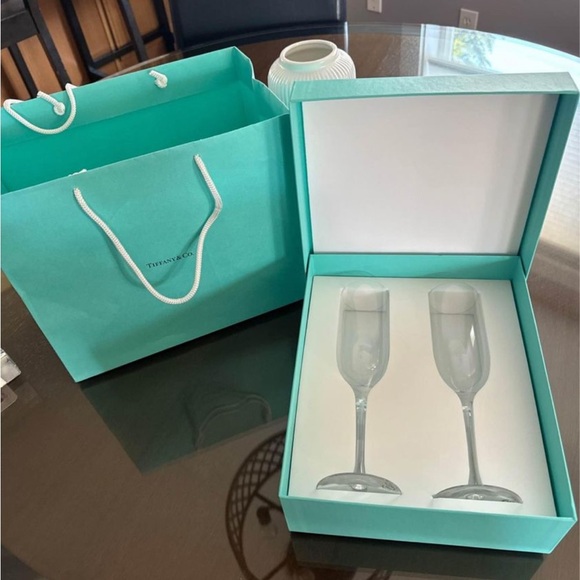 TIFFANY & CO. CHAMPAGNE GLASS SET